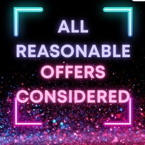 Neon Sign with Colorful Text